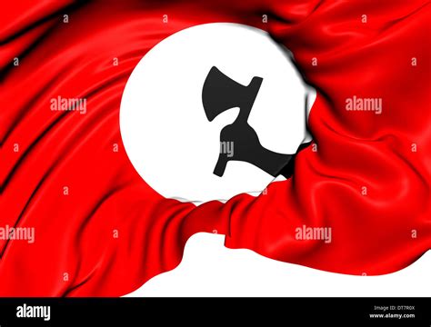 Sindhi Nationalists Flag. Close Up Stock Photo - Alamy