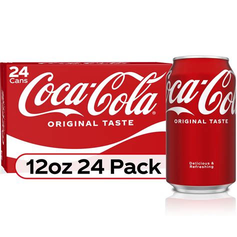 Coca-Cola Soda Pop, 12 Fl Oz, 24 Pack Cans, 50% OFF