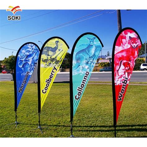 Best Price 3.5m DOUBLE Sided Promotion Advertising Trade show Feather Flags Banner Outdoor ...