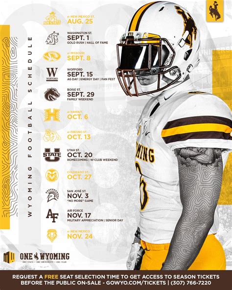 Wyoming Cowboys Football Schedule | Examples and Forms