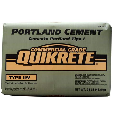 Quikrete 94 lb. Portland Cement-112487 - The Home Depot