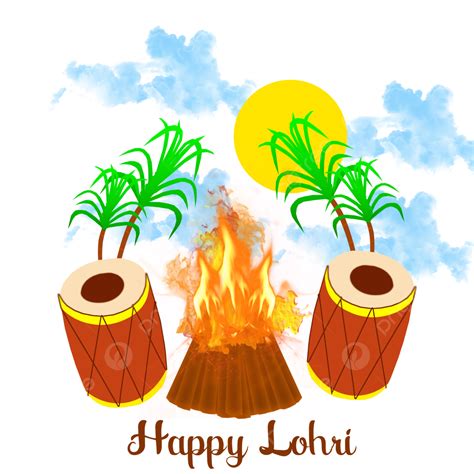 Happy Lohri Punjabi Festival Design, Happy Lohri, Lohri, Lohri Festival ...