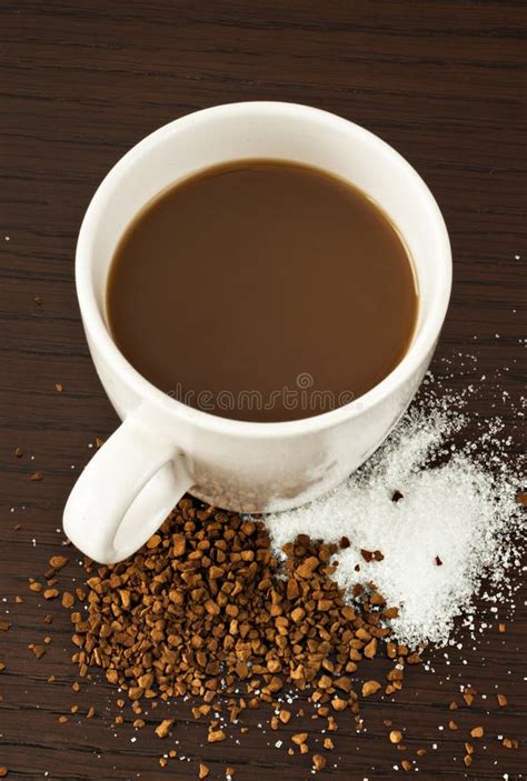 Coffee with Sugar stock photo. Image of wooden, table - 21970582