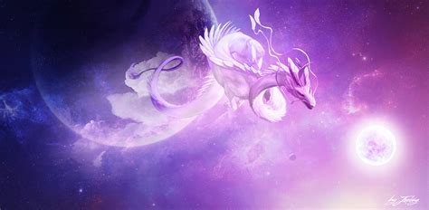 Download Space Dragon Fantasy Art Wallpaper | Wallpapers.com