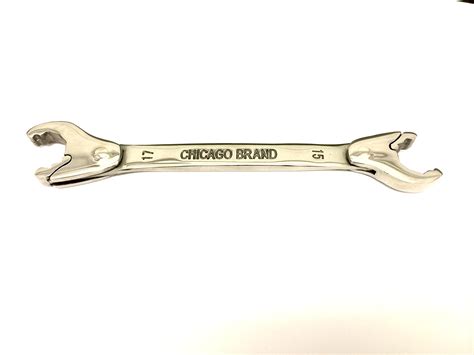 Chicago Brand 56039 Metric Open-End Ratchet Spanner Set (3-Piece) NEW ...