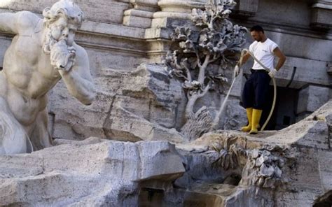 Trevi fountain restoration begins - Wanted in Rome