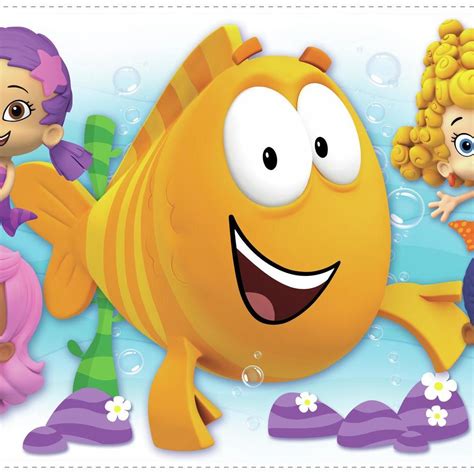 BUBBLE GUPPIES CHARACTER BURST PEEL AND STICK GIANT WALL DECALS |Peel ...