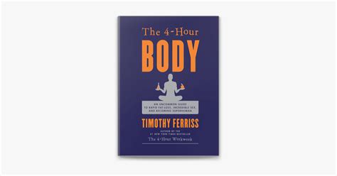 ‎The 4-Hour Body by Timothy Ferriss on Apple Books