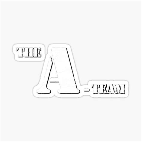 "The A-Team Logo" Sticker for Sale by Kathynnoyr27 | Redbubble