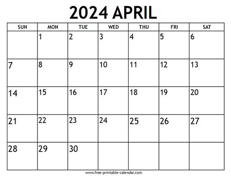 April 2024 Calendar US Holidays - Free-printable-calendar.com