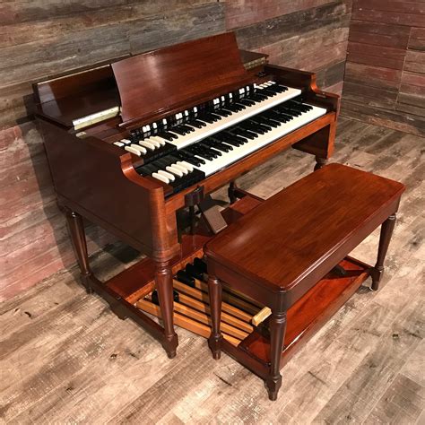 Hammond Vintage 1957 B3 Organ and Leslie 122 Speaker, Red Mahogany ...