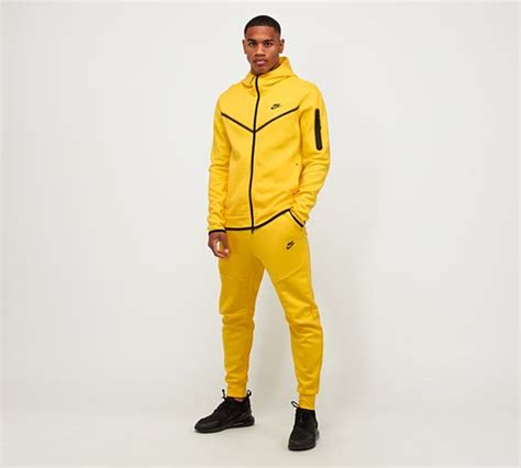 Nike Sportswear Tech Fleece Men's Full-Zip Hoodie Yellow ...