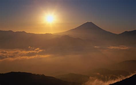 Sunrise Above Mount Fuji Wallpaper - 2560x1600 Wallpaper - teahub.io