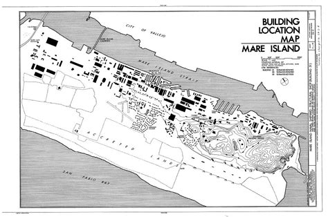 Building Location Map, Mare Island - Mare Island Naval Shipyard ...