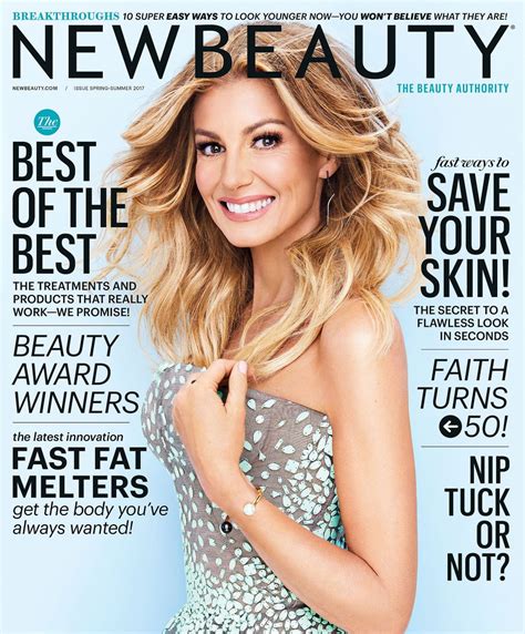 FAITH HILL on the Cover of New Beauty Magazine, Spring/Summer 2017 ...