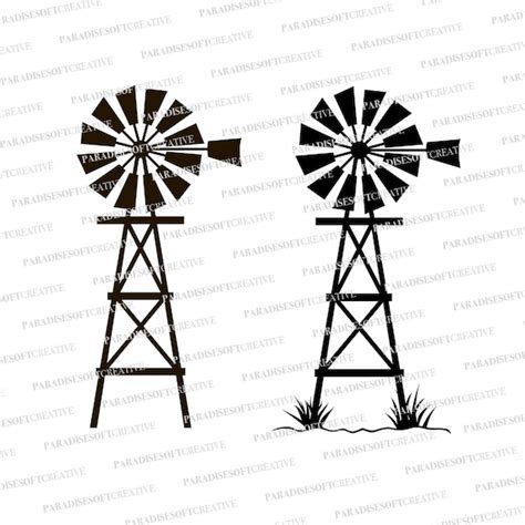 Windmill SVG Windmill Vector Windmill Clipart Windmill | Etsy