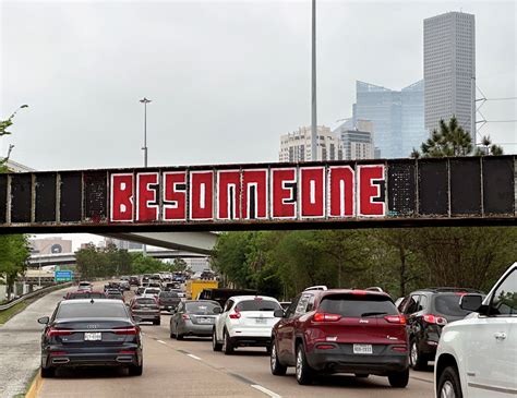 Houston artist charged after painting over 'Be Someone' graffiti