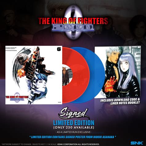 THE KING OF FIGHTERS 2000 - Vinyl Soundtrack (Signed) – Limited Run Games