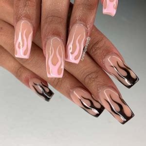 21 Flame Nail Ideas - the Newest Summer Manicure Trend - StayGlam