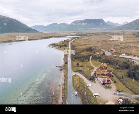 Norway, Aerial view of Senja Stock Photo - Alamy