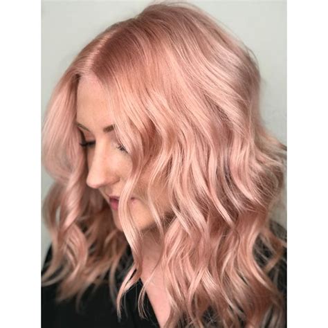 Champagne Pink - Behindthechair.com | Pink champagne hair color, Champagne hair, Champagne hair ...