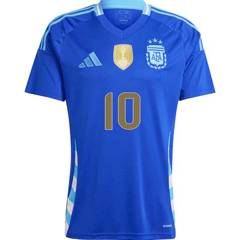 2024 adidas Lionel Messi Argentina Away Jersey - SoccerPro