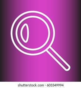 Magnifying Glass Vector Icon Stock Vector (Royalty Free) 603349994 ...