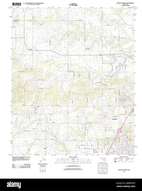 Durant oklahoma map Cut Out Stock Images & Pictures - Alamy