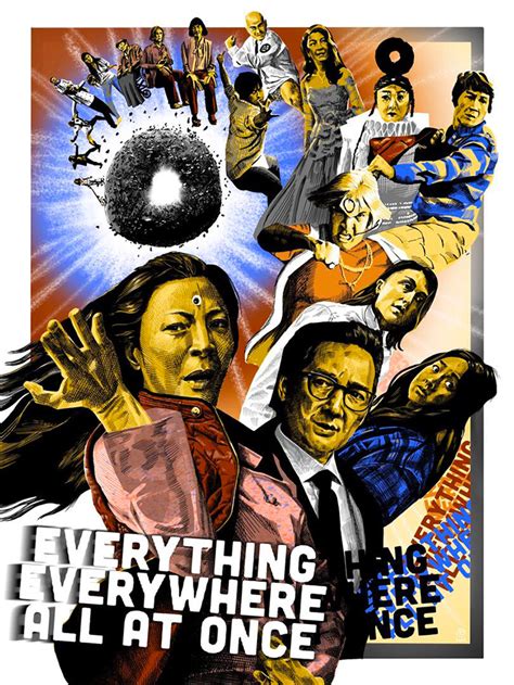 Everything Everywhere All at Once by Gary Dadd - Home of the Alternative Movie Poster -AMP-