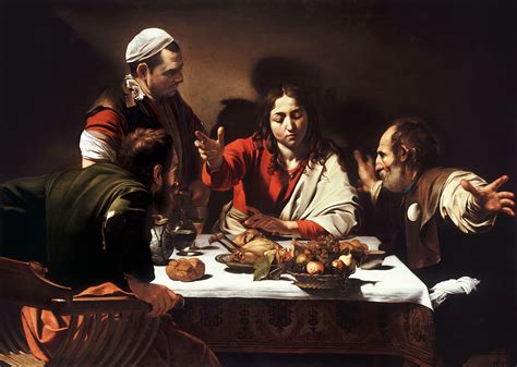 Caravaggio - Supper at Emmaus (1602), 1602 | Trivium Art History