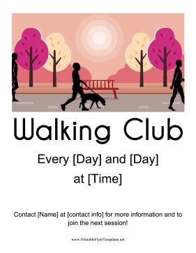 Walking Club Flyer