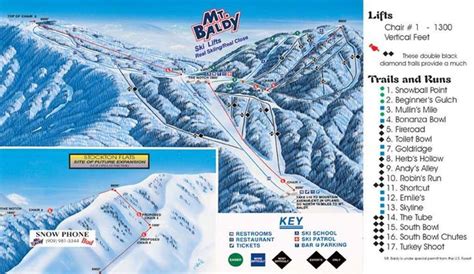 View the Mt. Baldy Trail Map | Mount baldy, California ski resorts, Ski resort