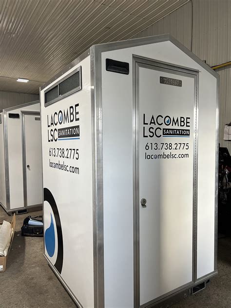 Single XL flushing unit with heat and heated sink - Lacombe LSC Sanitation