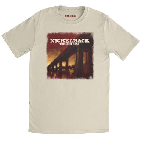 The Long Road Album Vintage White Tee - Nickelback Official