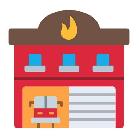 Fire Station Generic Flat icon