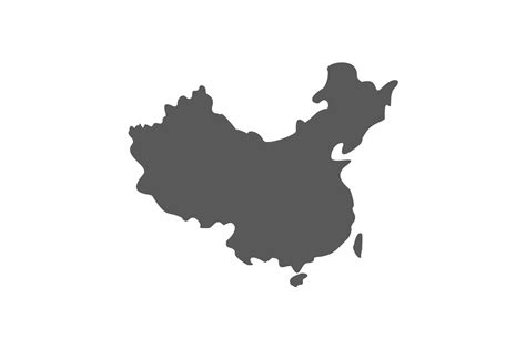 China map icon vector simple By Anatolir56 | TheHungryJPEG