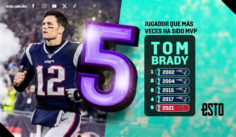 Tom Brady, el único jugador de la NFL en ser cinco veces MVP del Super ...