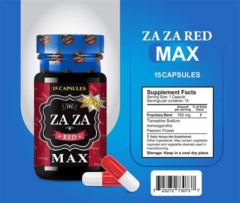 Zaza MAX Red 15 capsules – AlloSupplements