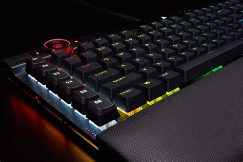 K100 RGB Wired Gaming Optical-Mechanical CORSAIR OPX Switch Keyboard ...