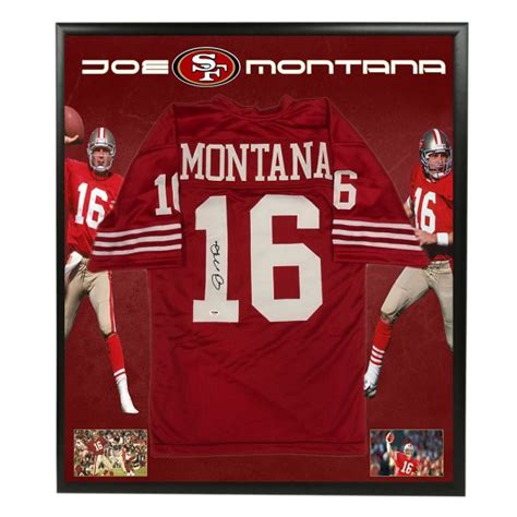 NFL – Joe Montana Signed & Framed San Francisco 49ers Jersey (PSA/DNA COA) | Taylormade ...