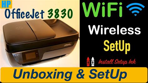 HP OfficeJet 3830 Wireless Setup, Unboxing, Install SetUp Ink, Scan Alignment Page & review ...