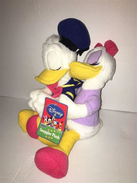 Disney Donald Duck And Daisy Plush Sega Prize NWT Snuggler Plush | #1883870975