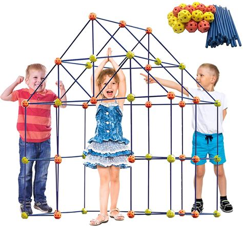 Fort Building Kit for Kids,158pcs Forts Construction Builder Gift Toys ...