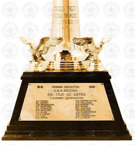 USS Arizona Band Trophy - Battle of Music - Battle of the Bands - USSARIZONA.ORG - Official ...