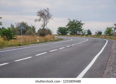 Asphalt Road Road Markings Stock Photo 1231809688 | Shutterstock