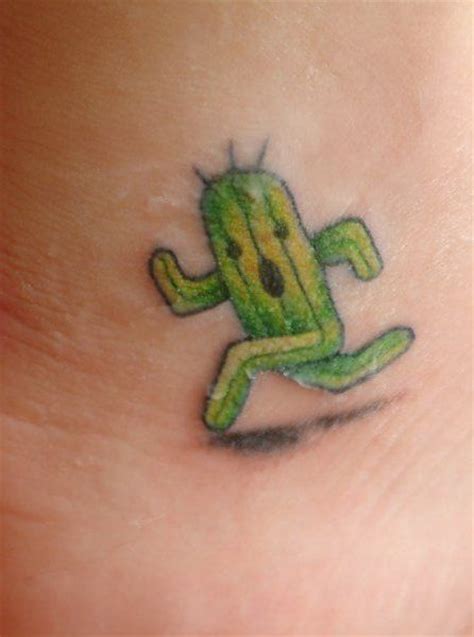 Cactuar tattoo! What a cute idea! I'd love a cactuar tattoo! | Final Fantasy Things | Pinterest ...