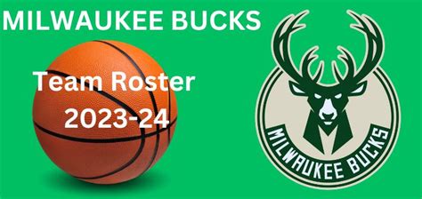 Milwaukee Bucks Roster 2023-24