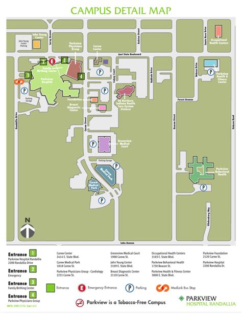 campus detail map