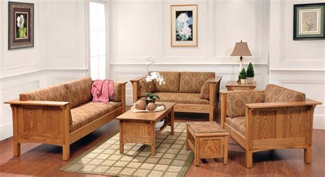 Solid Wood Amish Living Room Furniture