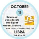 October 11 Zodiac (LIBRA) Birthday: Personality, Birthstone, Compatibility - FutureScope Astrology